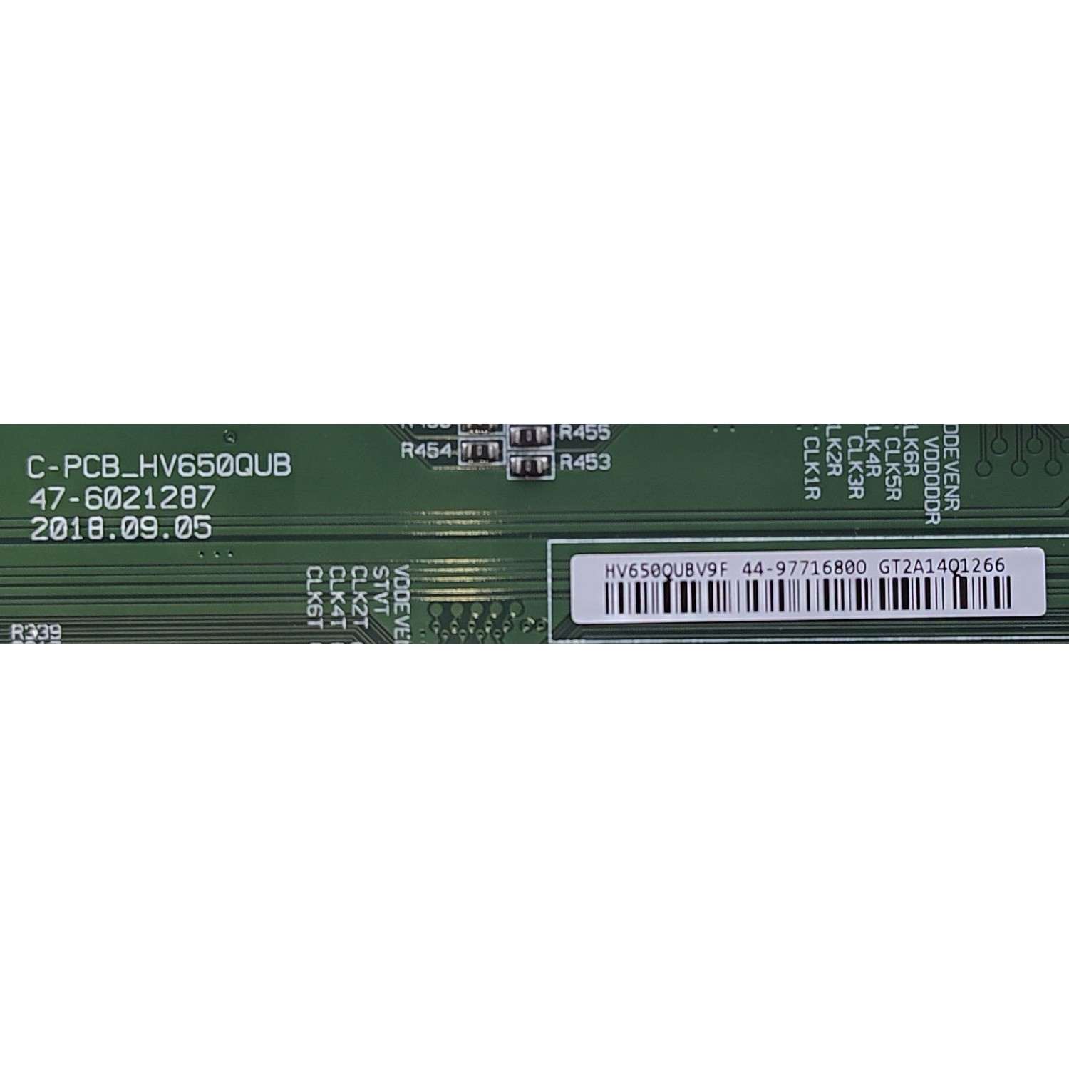 T-CON PARA TV PHILIPS (( NUEVA )) / NUMERO DE PARTE 44-9771680O / 47-6021287 / C-PCB_HV650QUB / HV650QUBV9F / PANEL HV650QUB-N9E / MODELO 65PFL5604/F7 A / 65PFL4864/F7 C	 - Imagen 3